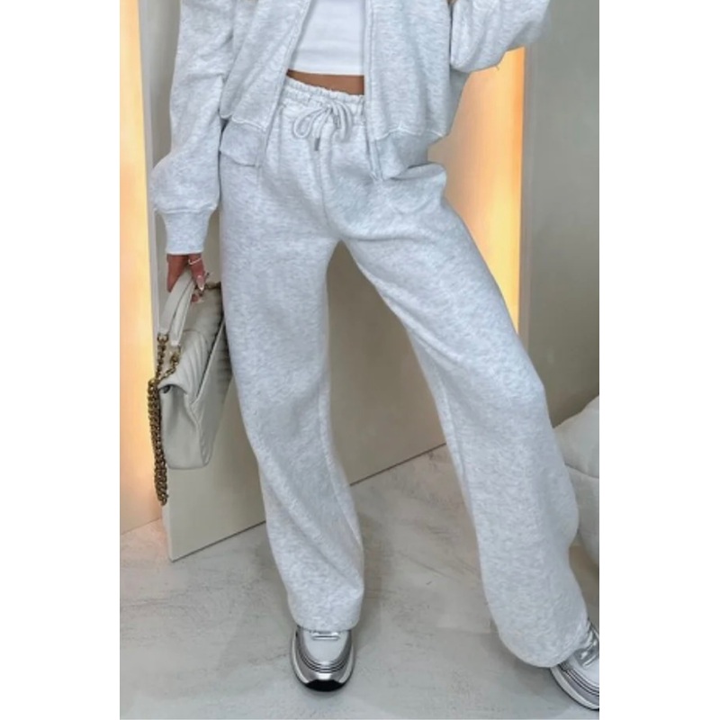 Milly marl grey straight leg jogger