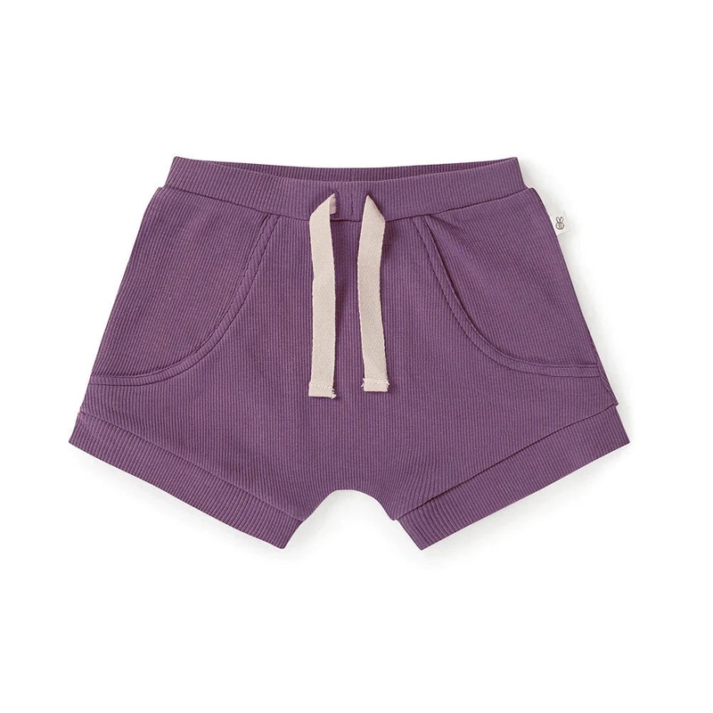 Snuggle Hunny - Organic Shorts | Mulberry