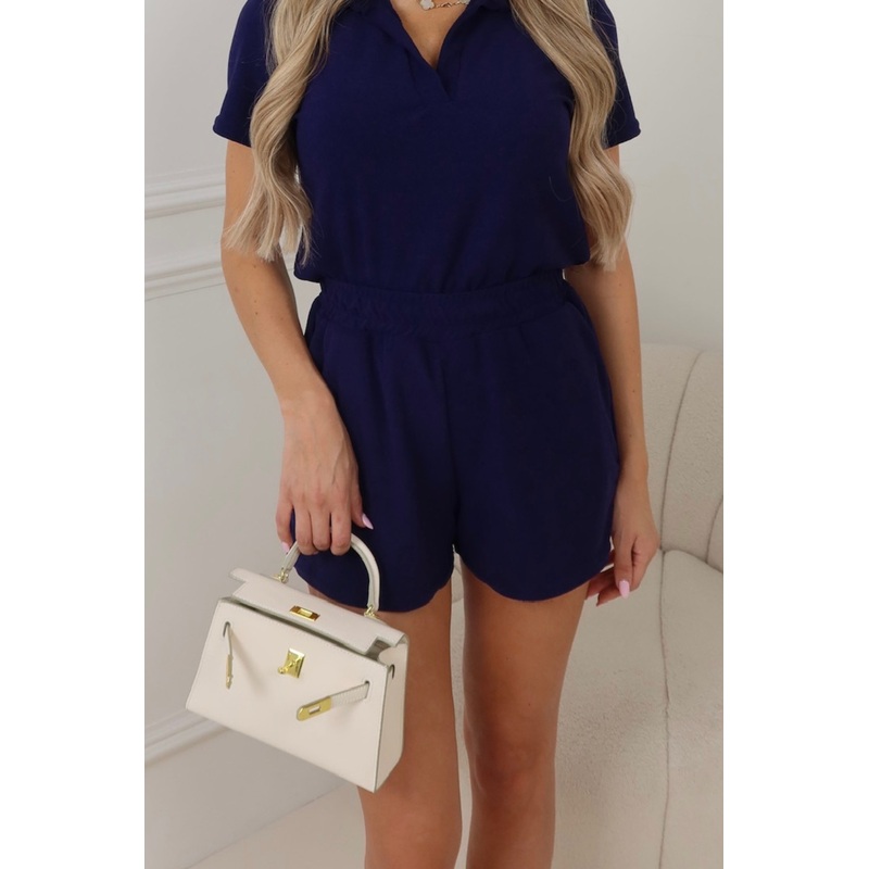 Terri Towel navy shorts