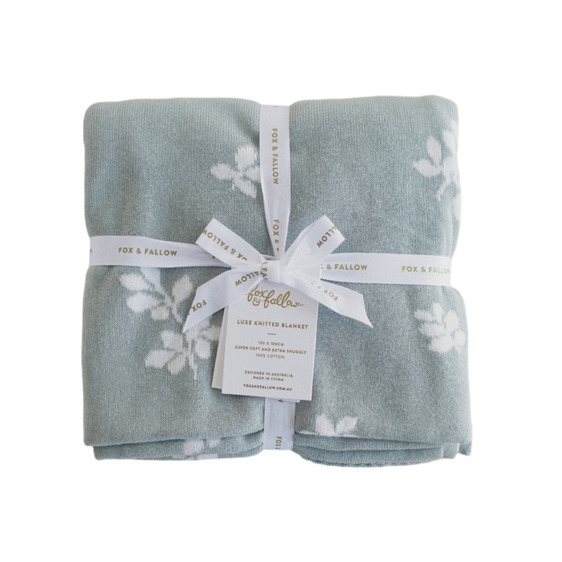 Fox & Fallow - Sweet Sage Reversible Blanket