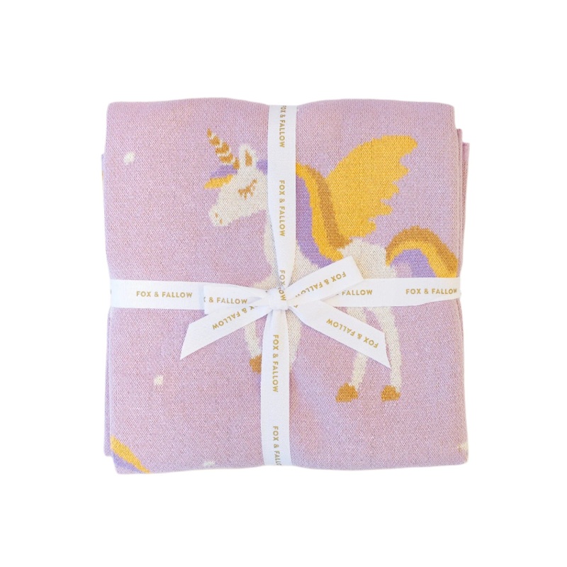 Fox & Fallow - Unicorns Blanket