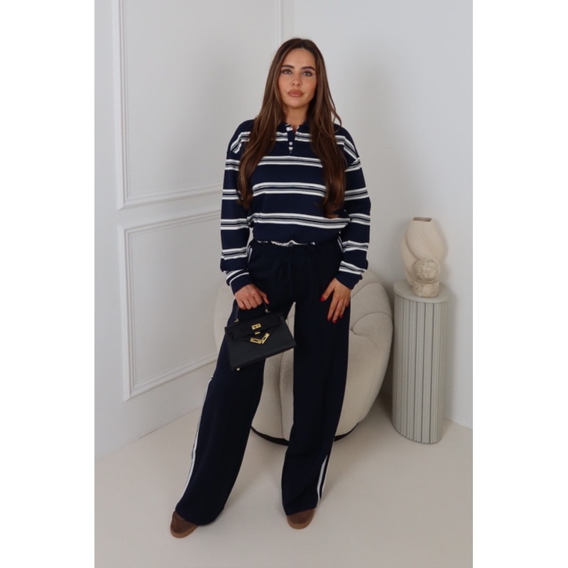 BENSON NAVY STRIPED TOP