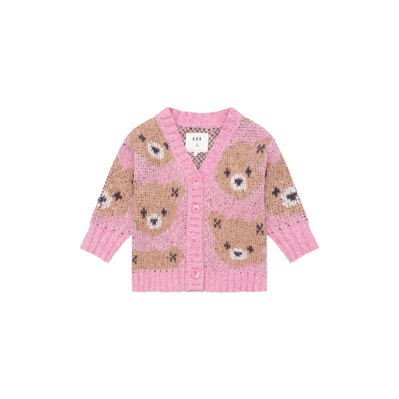 Huxbaby - Peony Huxbear Knit Cardi - HB51172W25