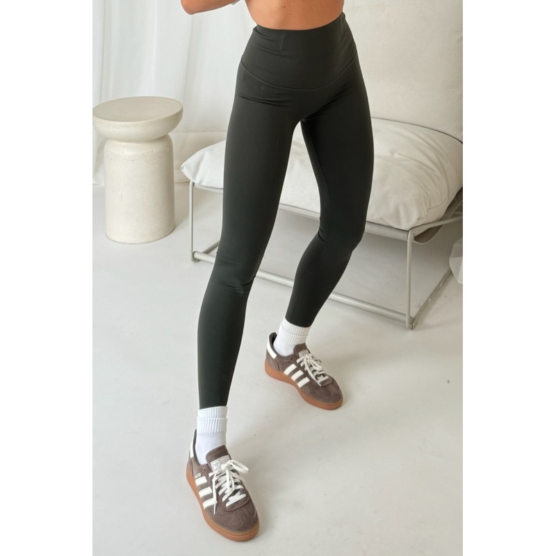 Grace khaki seamless leggings
