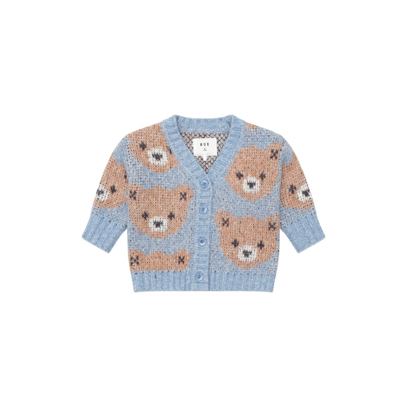 Huxbaby - Dusk Blue Huxbear Knit Cardi - HB5042W25