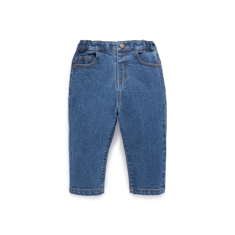 Purebaby - Straight Leg Jean | Mid Denim