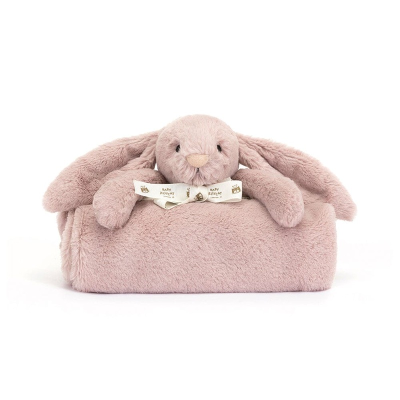 Jellycat - Blankie | Bashful Luxe Rosa Bunny