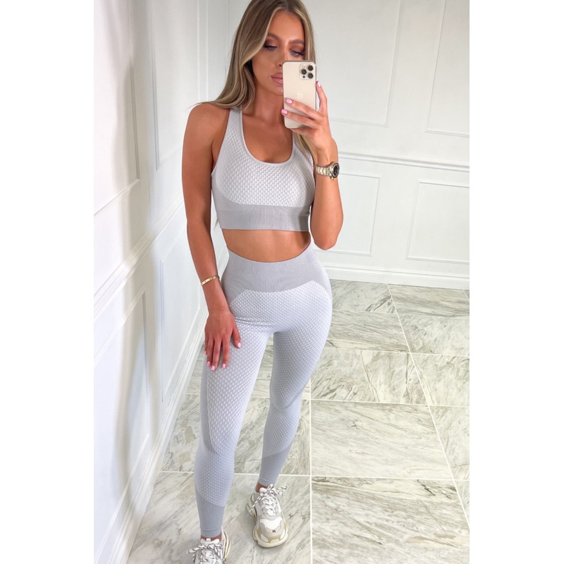 Raye Grey 2 piece Gym Set