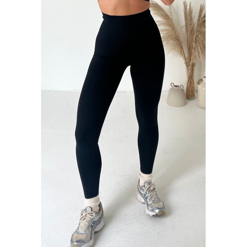 Grace black seamless leggings