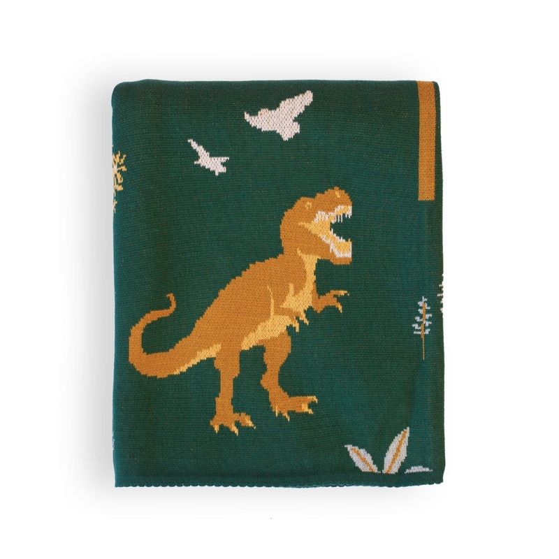 Fox & Fallow - Dinos Throw Blanket