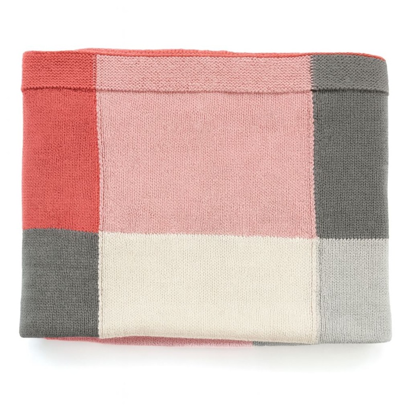 Nana Huchy - Baby Blanket | Patchwork Pink