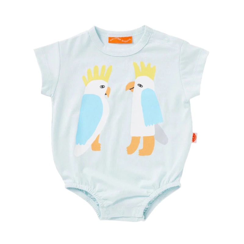 Halycon Nights - Cockatoo Short Sleeve Bodysuit