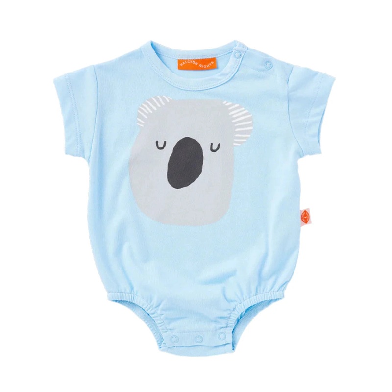 Halycon Nights - Koala Blue Short Sleeve Bodysuit