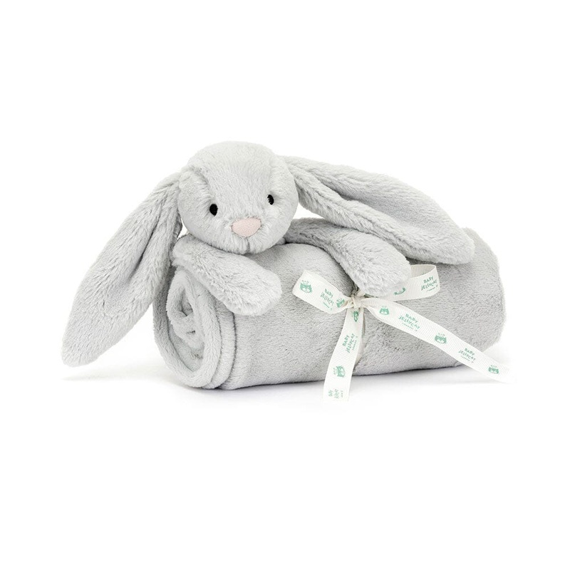 Jellycat - Blankie | Bashful Silver Bunny