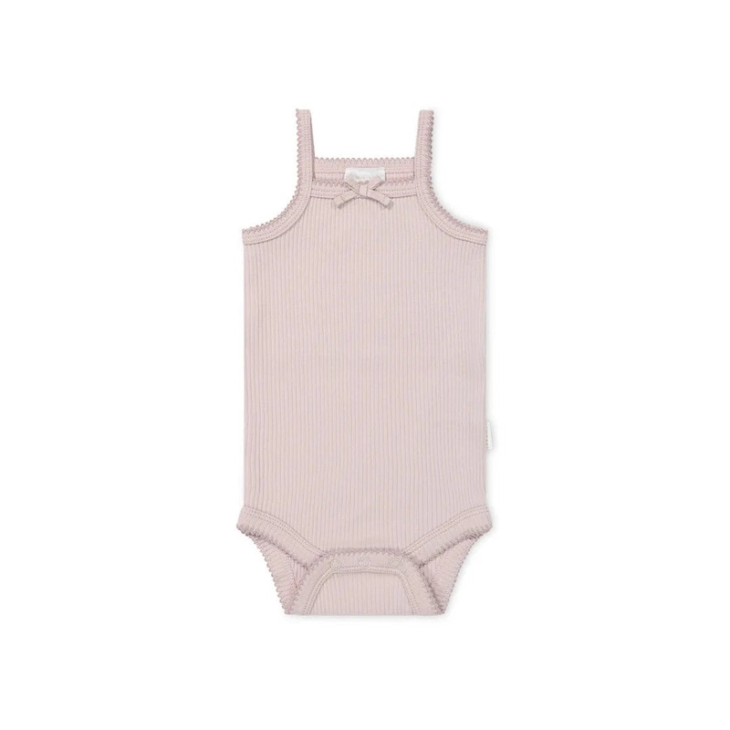 Jamie Kay Modal Singlet Bodysuit - Tulip Marle - Organic Cotton
