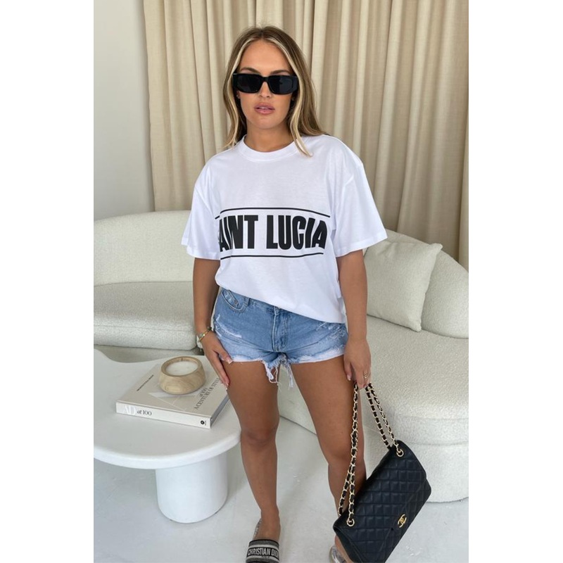 Saint Lucia Printed T-Shirt