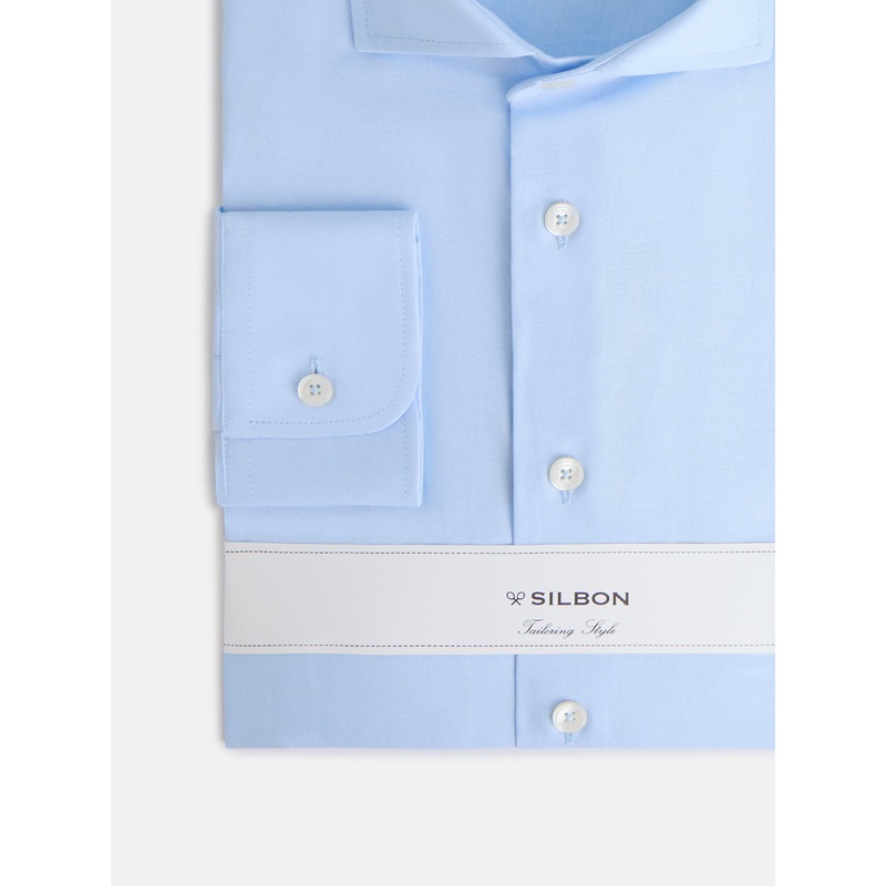 Plain light blue dress shirt