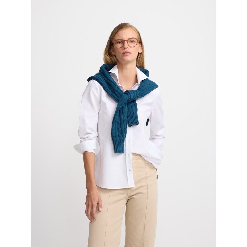 White Oxford women's shirt