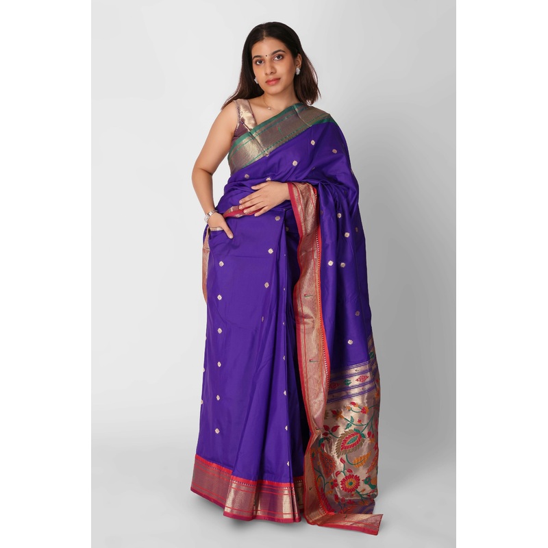 Aastha Aura Paithani Silk Read-to-Wear Pocket Saree
