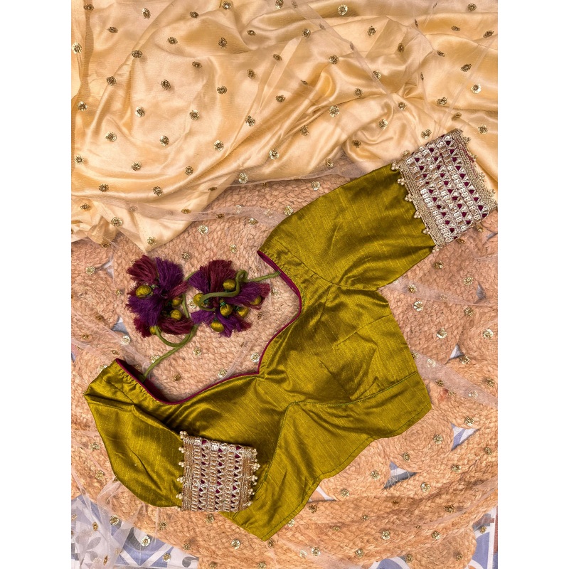 A Hidden Olive Blouse