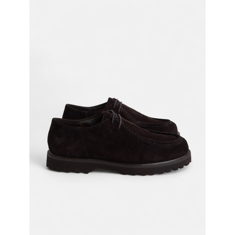 Brown suede Wallabee shoe
