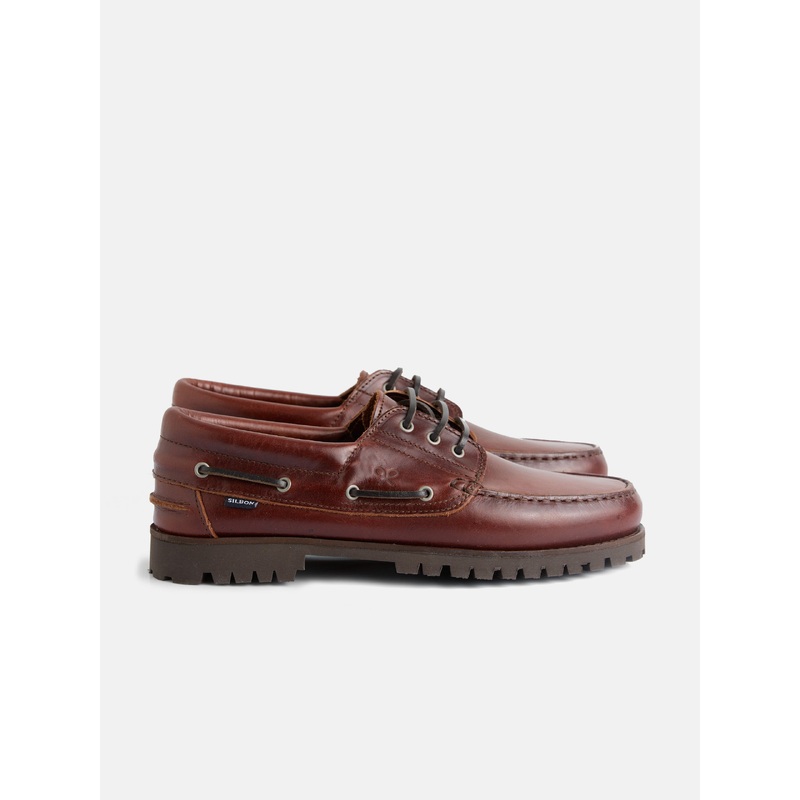 Classic brown nautical shoe