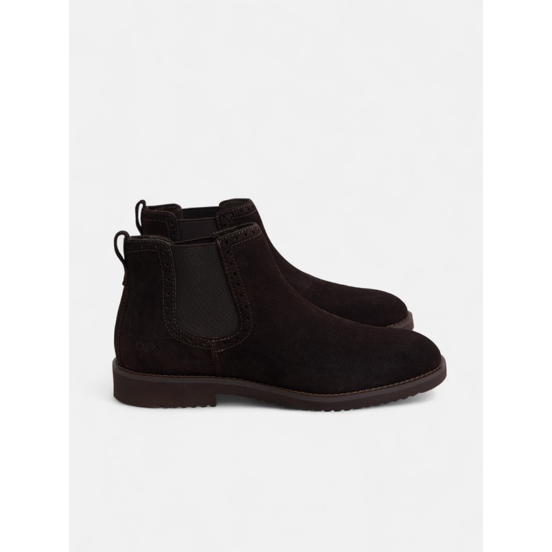 Brown suede Chelsea boot