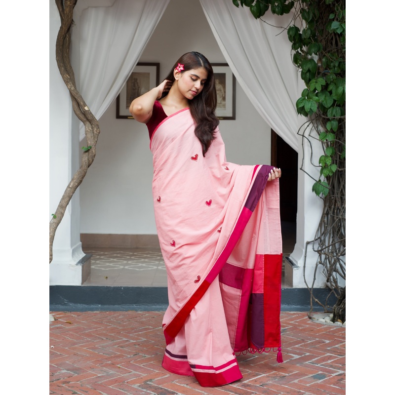 (Dilruba) Pink Saree