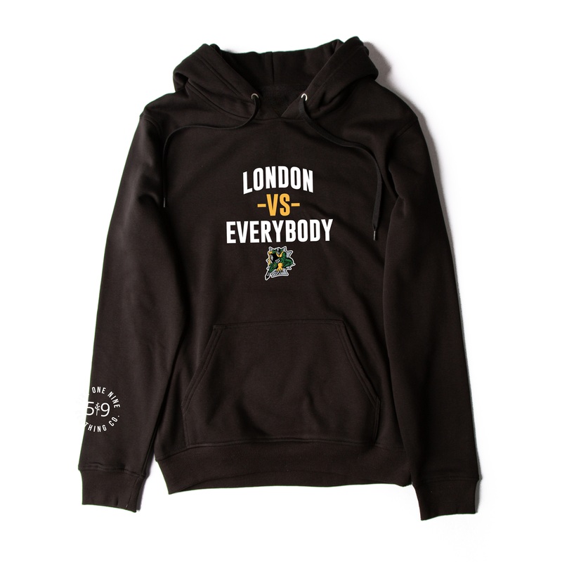 SPIDER KNIGHT LONDON VS EVERYBODY HOODIE (UNISEX)