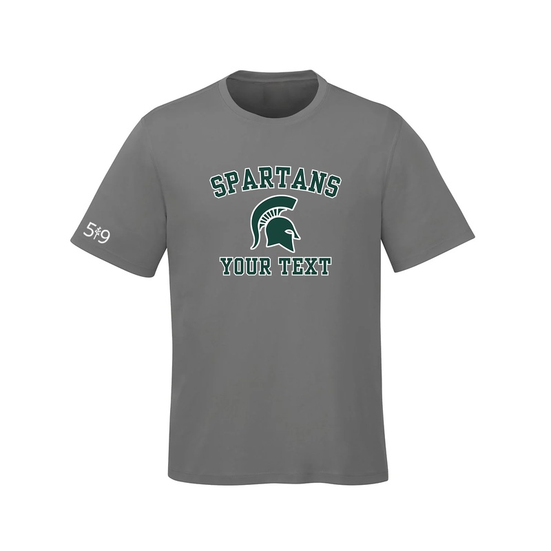 SPARTANS CUSTOMIZABLE ATHLETIC TEE (MENS)
