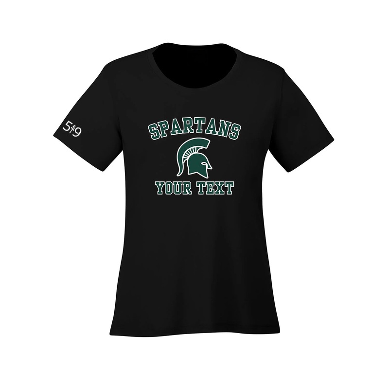 SPARTANS CUSTOMIZABLE ATHLETIC TEE (WOMENS)