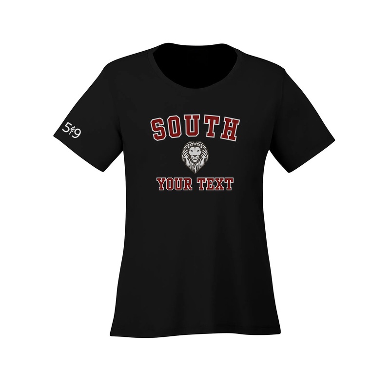 SOUTH CUSTOMIZABLE ATHLETIC TEE (WOMENS)