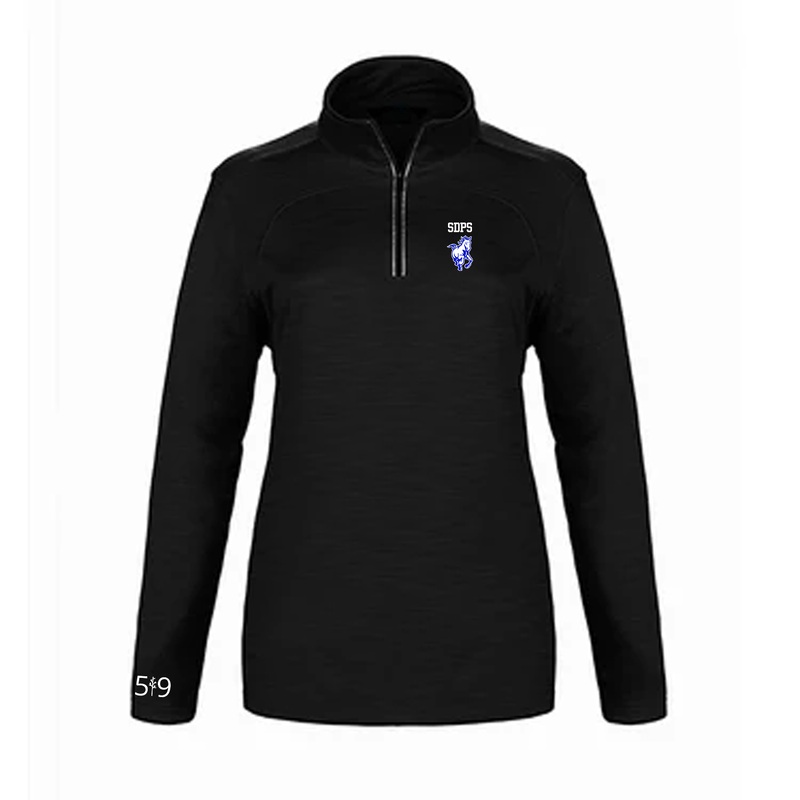 SOUTH DORCHESTER EMBROIDERED PREMIUM ATHLETIC 1/4 ZIP (WOMENS)