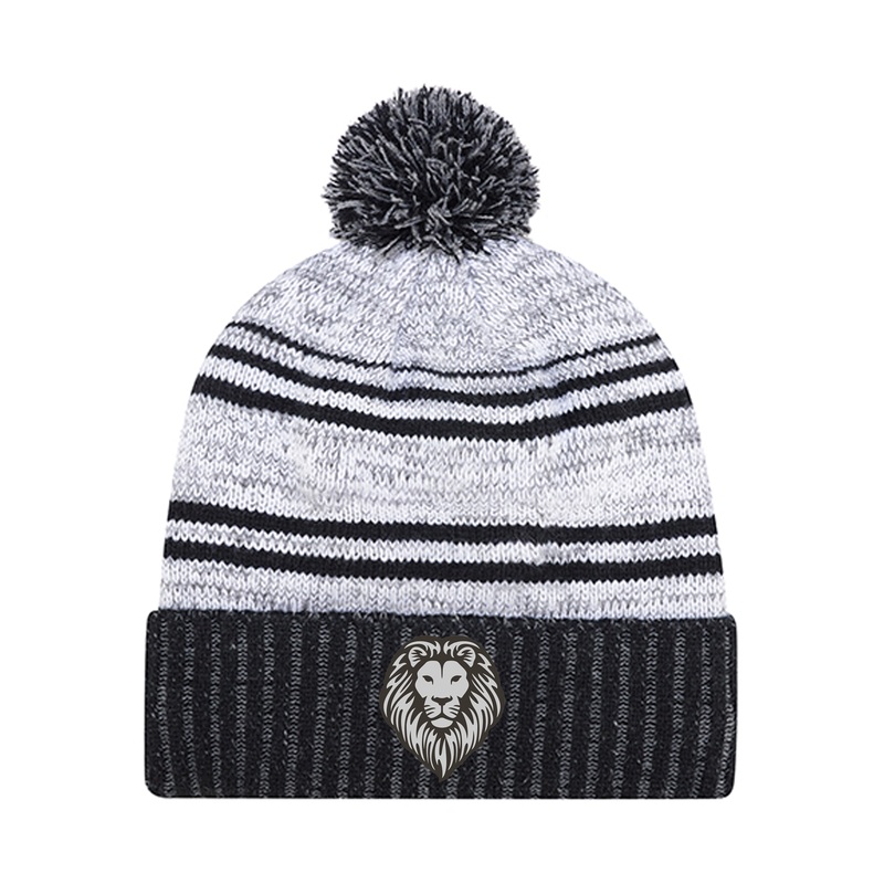 SOUTH EMBROIDERED POM-POM TOQUE