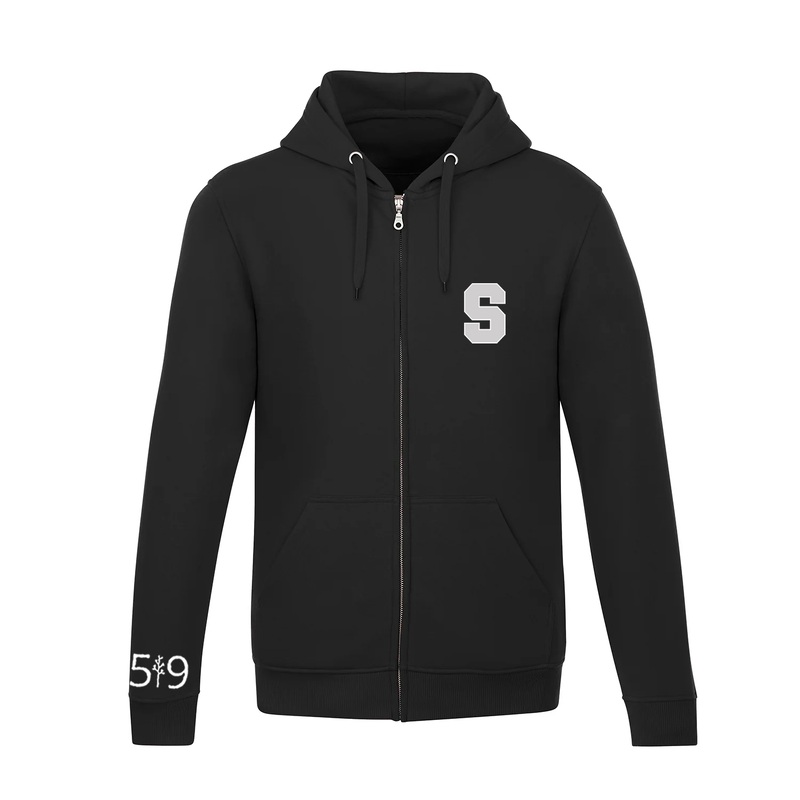 SOUTH LIONS "S" EMBROIDERED ZIP-UP HOODIE (UNISEX)