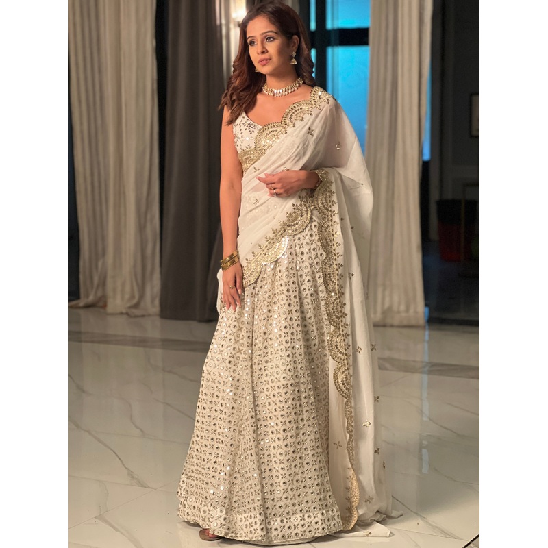 90s Era  Mirror Work Lehenga