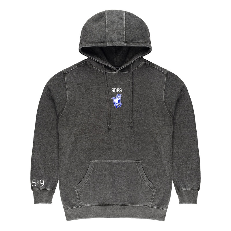 SDPS STAMPEDERS EMBROIDERED VINTAGE HOODIE (UNISEX)