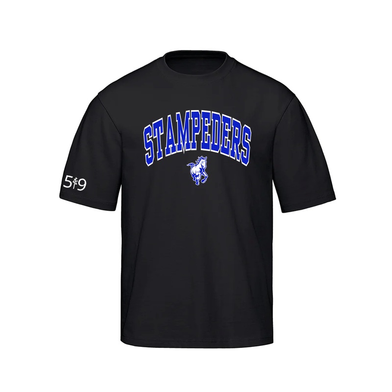 SDPS STAMPEDERS VARSITY OVERSIZED TEE (UNISEX)