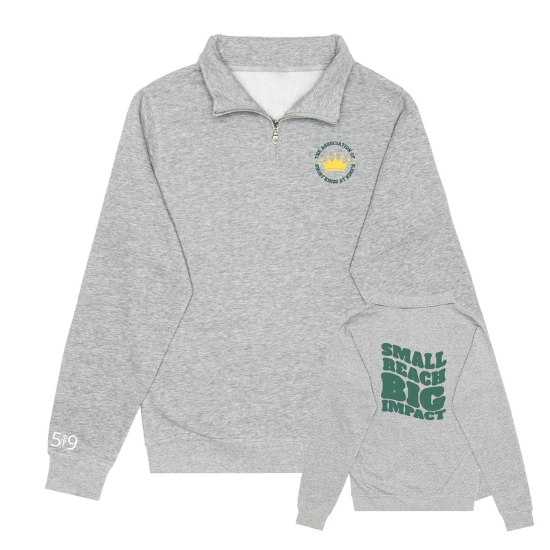 SHORT KINGS 1/4 ZIP (UNISEX)