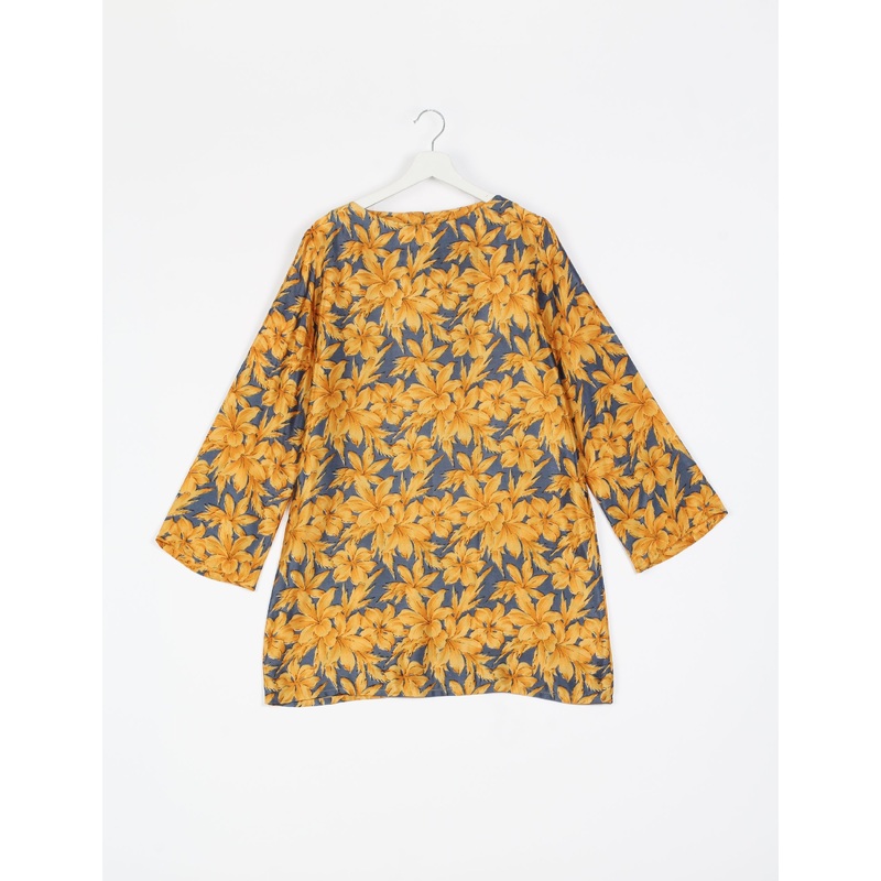 Swing Dress - Yellow Floral
