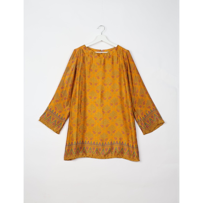 Swing Dress - Yellow Tropical