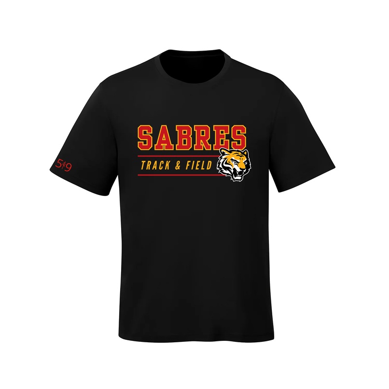 SAUNDERS TRACK & FIELD ATHLETIC TEE (MENS)