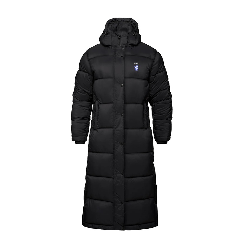 SDPS EMBROIDERED LONG CORE PUFF COAT (WOMENS)