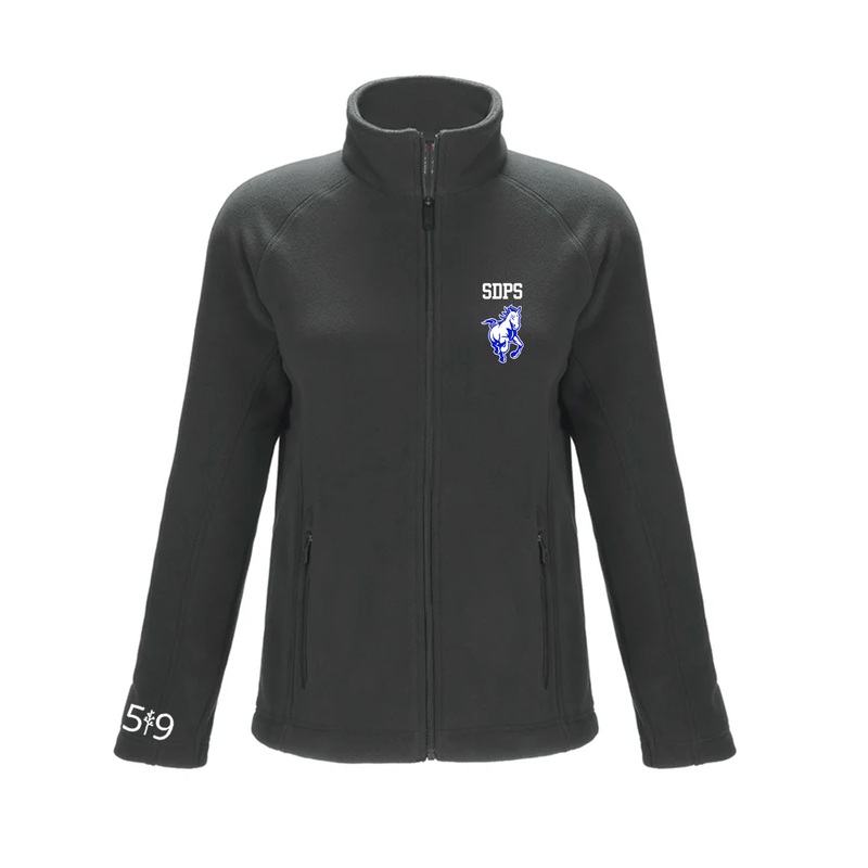 SDPS STAMPEDERS EMBROIDERED MICROFLEECE JACKET (WOMENS)