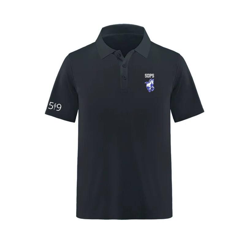 SDPS STAMPEDERS EMBROIDERED PIQUE POLO (MENS)