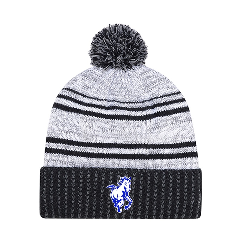 SDPS STAMPEDERS EMBROIDERED POM-POM TOQUE