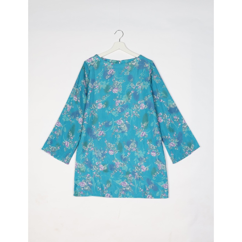 Swing Dress - Blue Floral