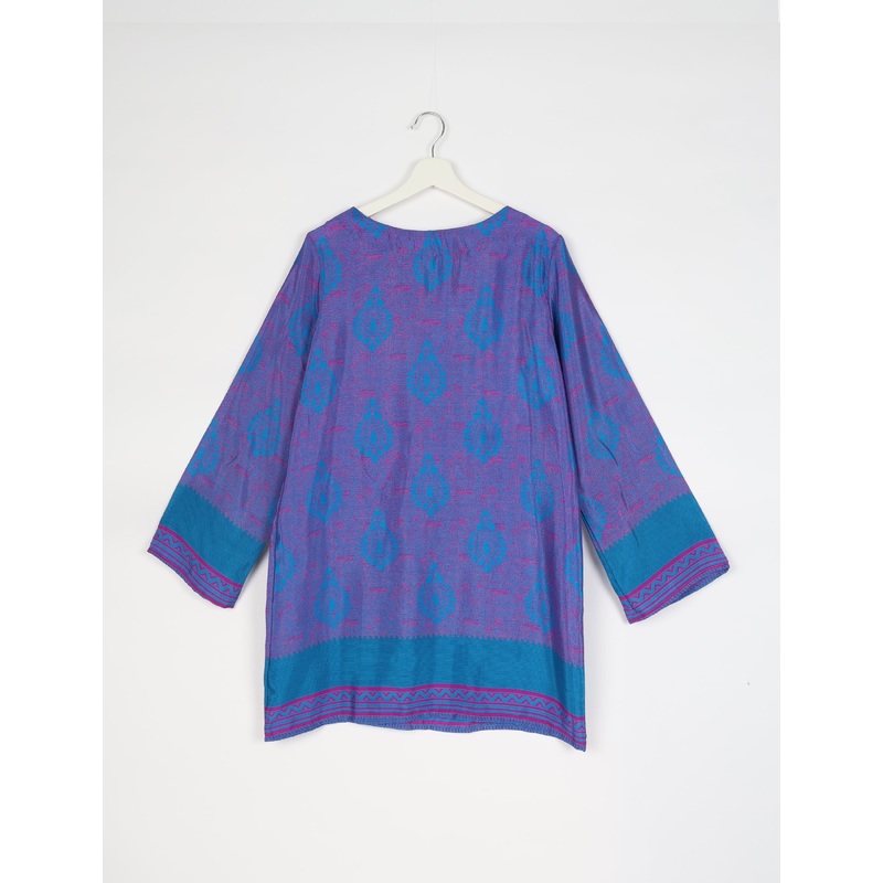 Swing Dress - Blue Tropical