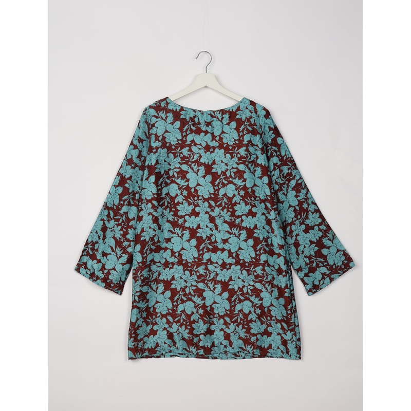 Swing Dress - Brown Floral