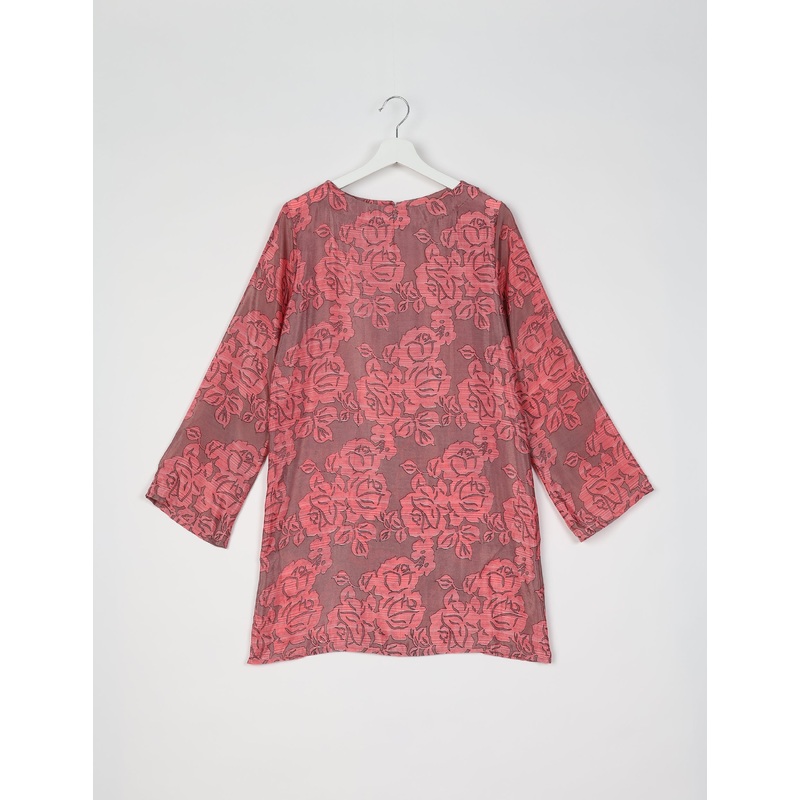 Swing Dress - Grey Floral